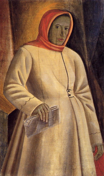 Image - Vasyl Sedliar: Portrait of Oksana Pavlenko (1926).
